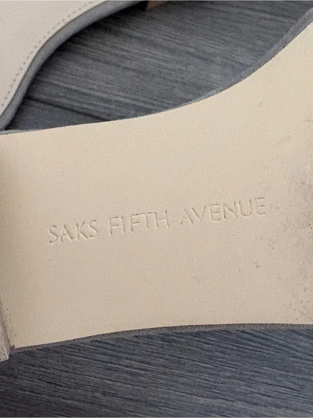 Women’s Saks Fifth Avenue Tan Suede Ankle-Strap Sandals - SIZE 7.5